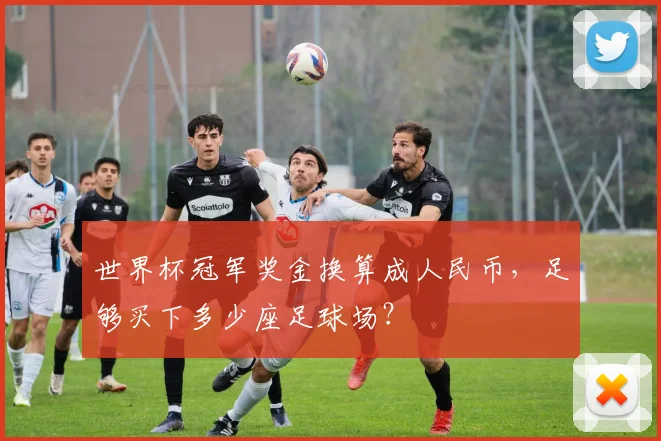 世界杯冠军奖金换算成人民币,足够买下多少座足球场?